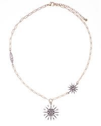Starburst Diamante Pendant Necklace