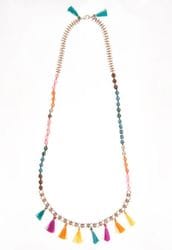 Coloured Tassel Necklace
