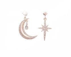 Golden Moon & Stars Earrings