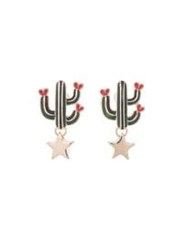 Cactus Star Earrings