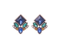 London Blue Stud Earrings