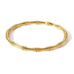 Gold Plated Bamboo Bracelet