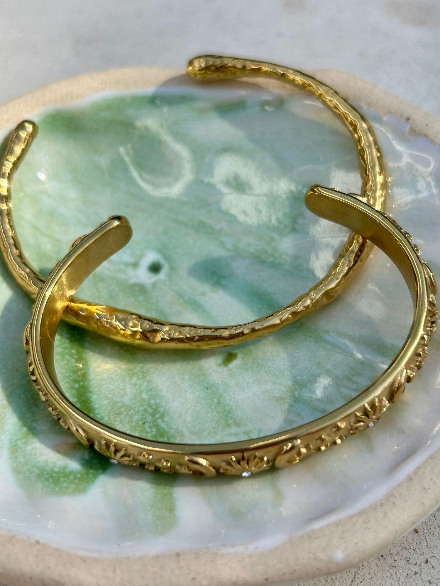 Golden Wave & Helios Bangles