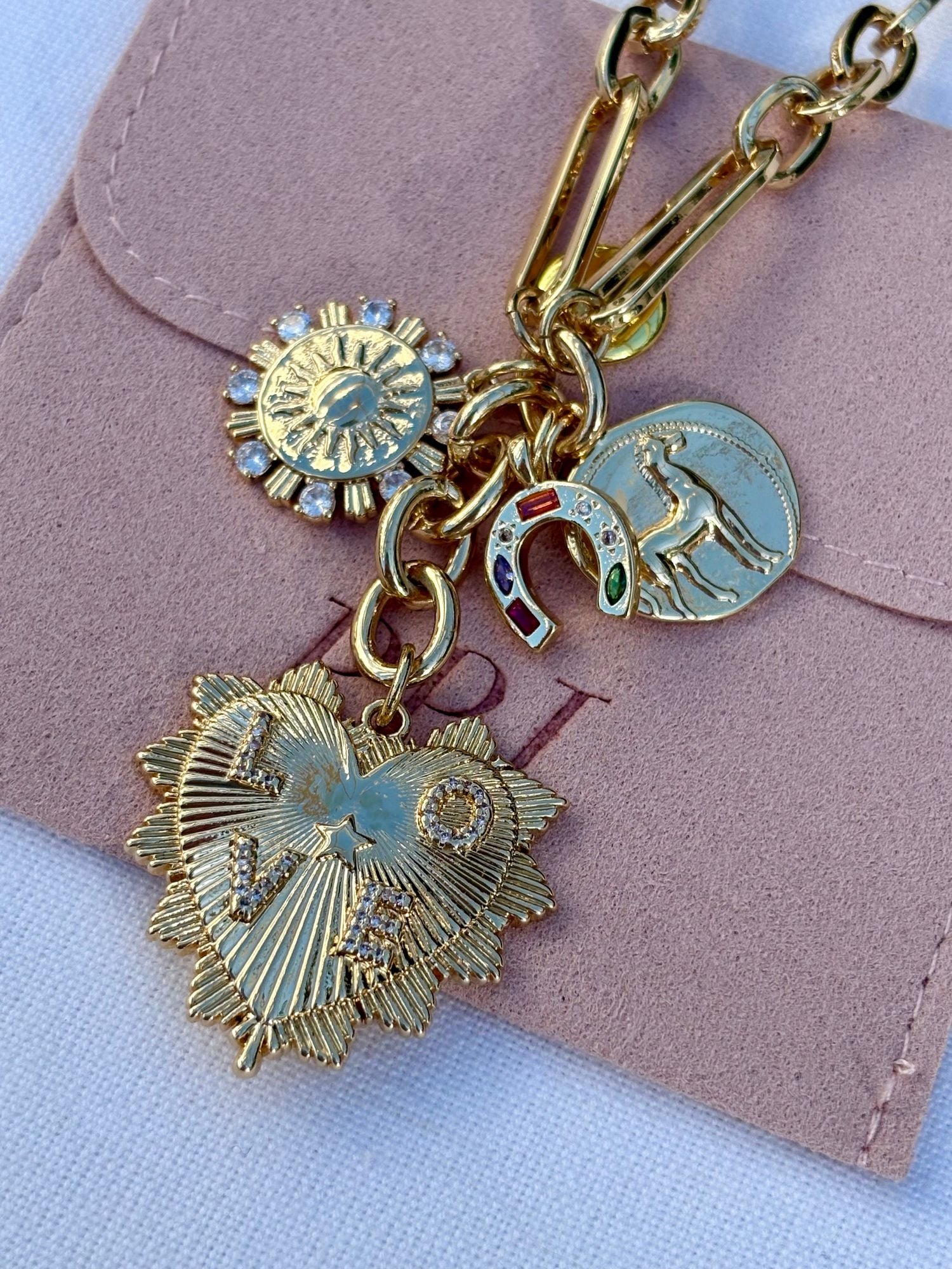 Lucky Horse Charm Necklace