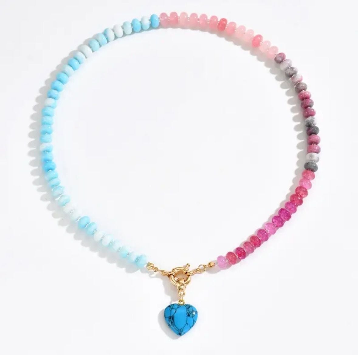 Turquoise Heart Necklace