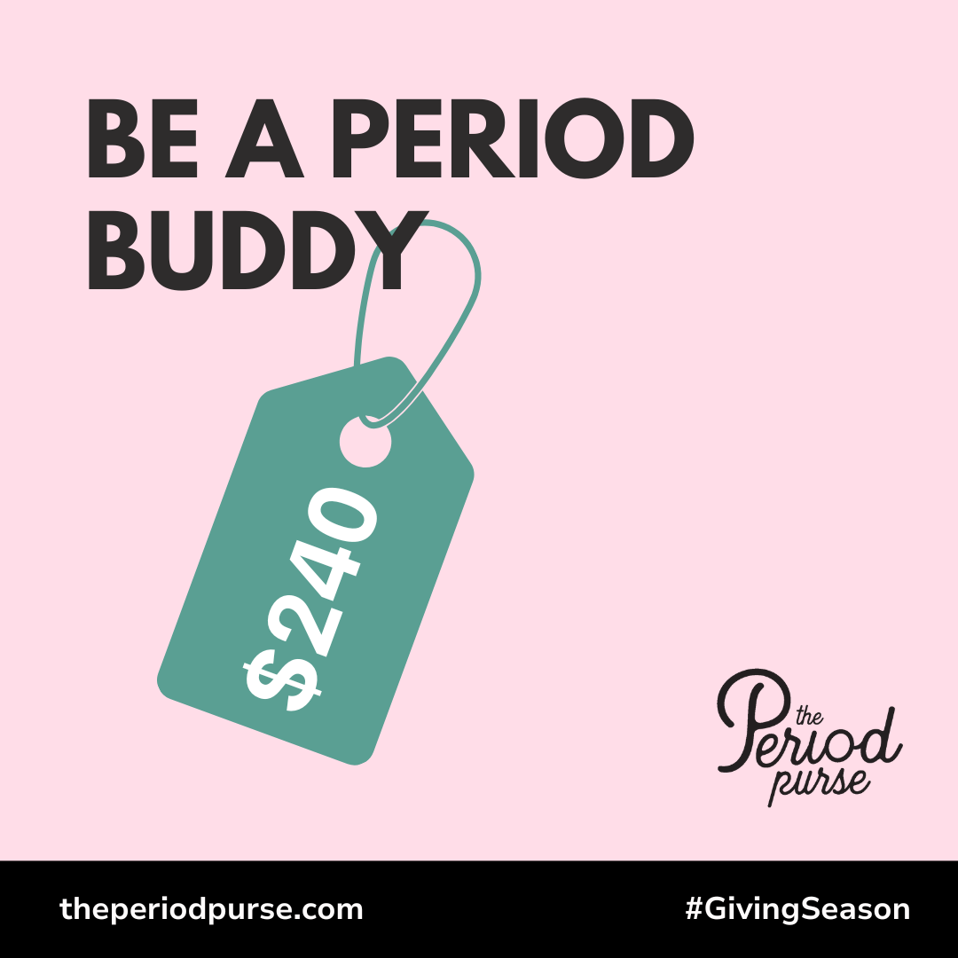 Be a Period Buddy: one year of period supplies for one menstruator