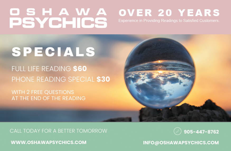 Summer Psychic Specials at Oshawa Psychics! 