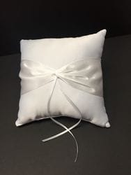 White Ring Pillow