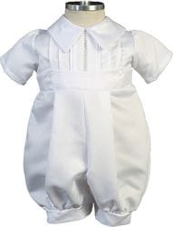 One-Piece Short Sleeve Baptism Outfit
