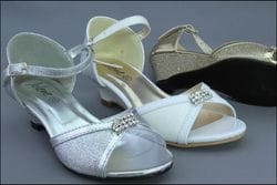 JOLENE- Diamond Open-Toe, Sparkle Shoe