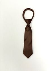 Brown Zipper Tie