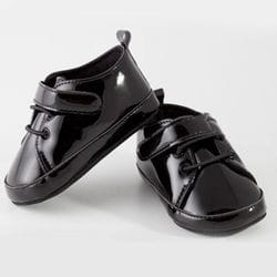 Patent Black Pre-Walker Shoe