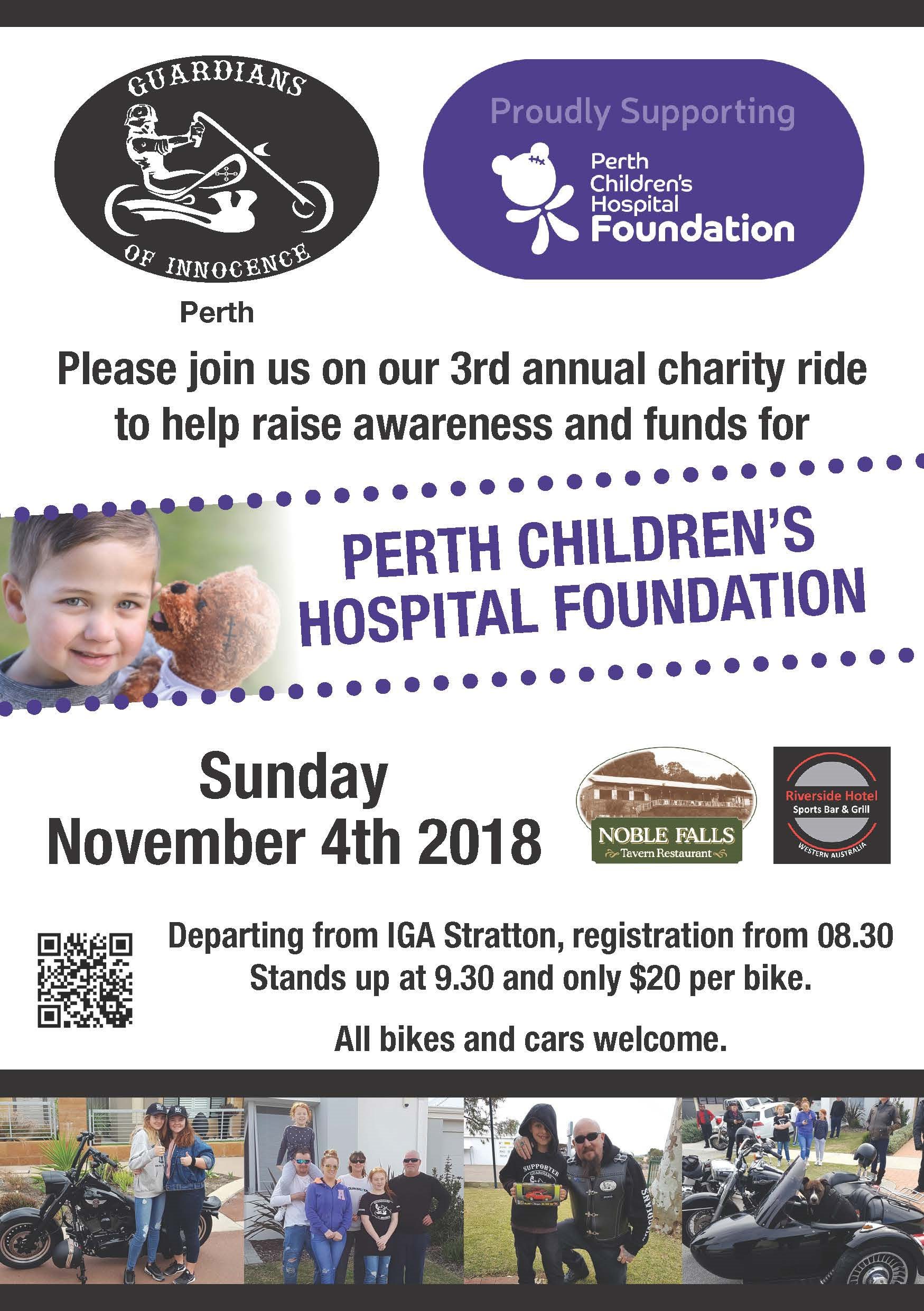 Join us on our 3rd Annual Ride for PCHF this coming November 4th