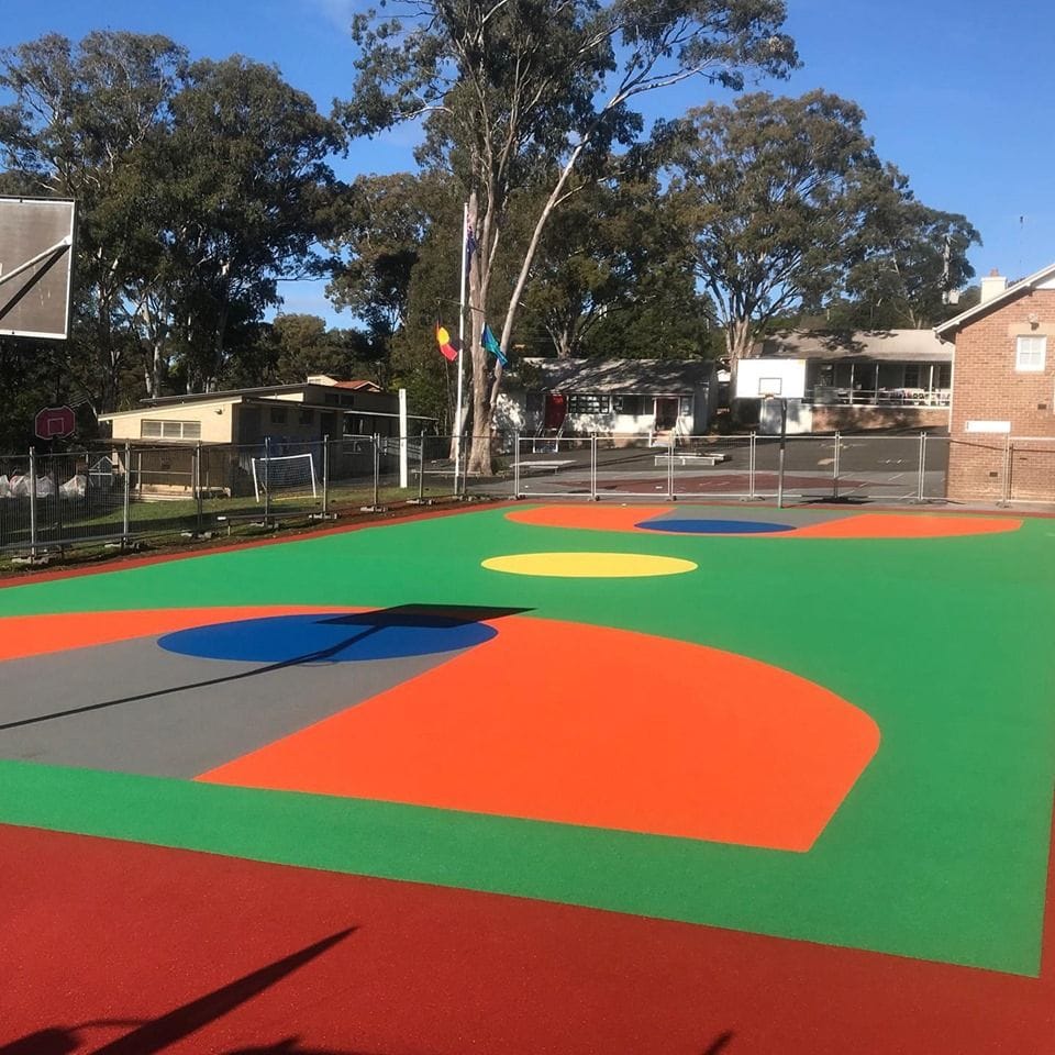 Como Public School Basketball Court - Australian Sports and Safety Surfaces Image -5d1068b1b0234