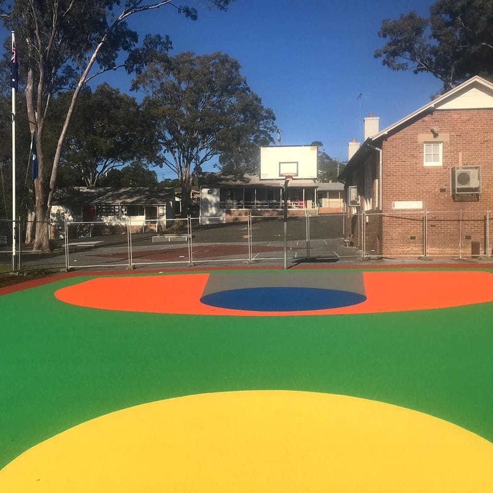 Como Public School Basketball Court - Australian Sports and Safety Surfaces Image -5d1068b5b4da9