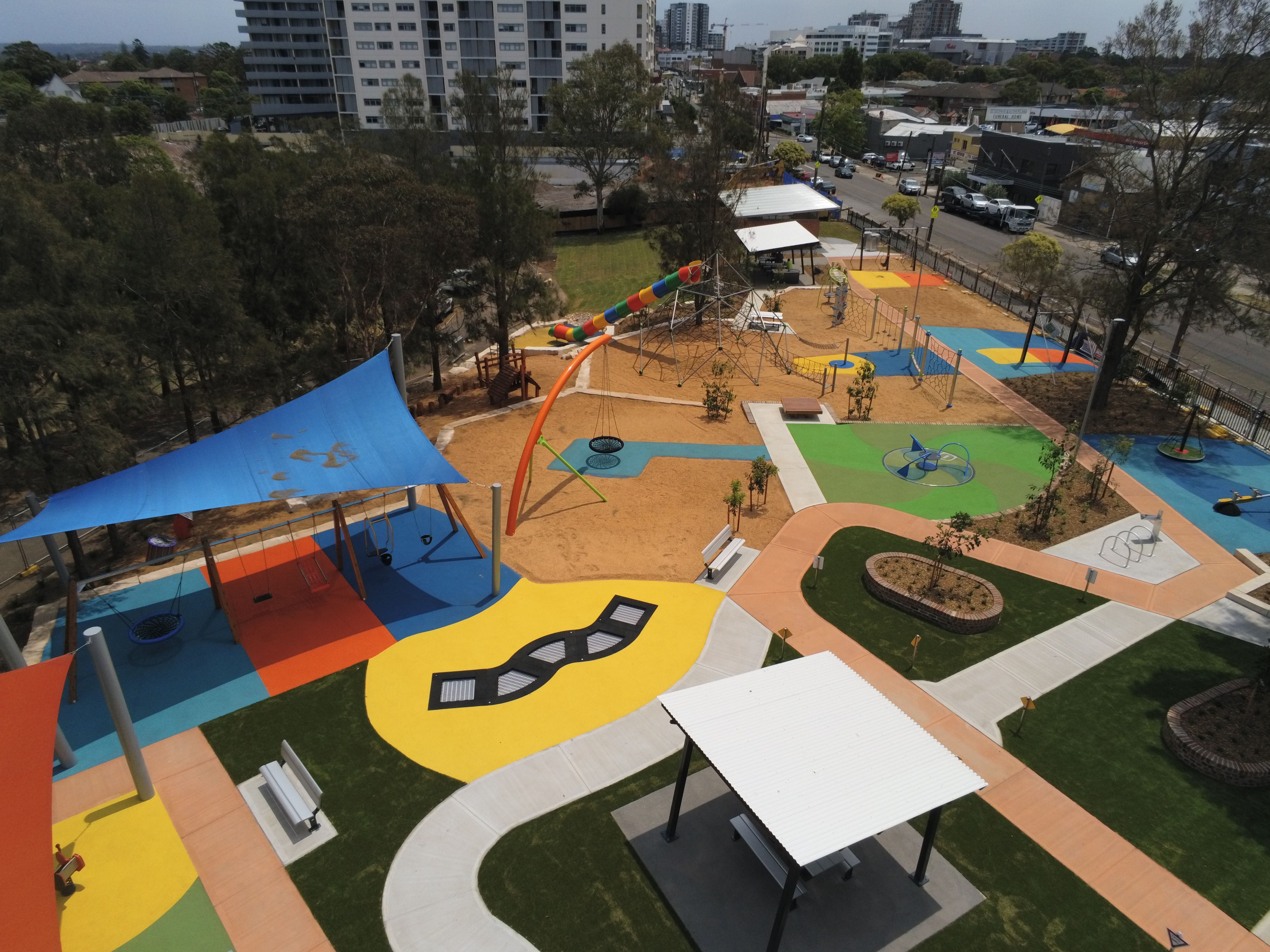 Australian Sports & Safety Surfaces - Inclusive Adventure Playground and Bike Training Circuit at Kempt Field Image -5df978e47d591