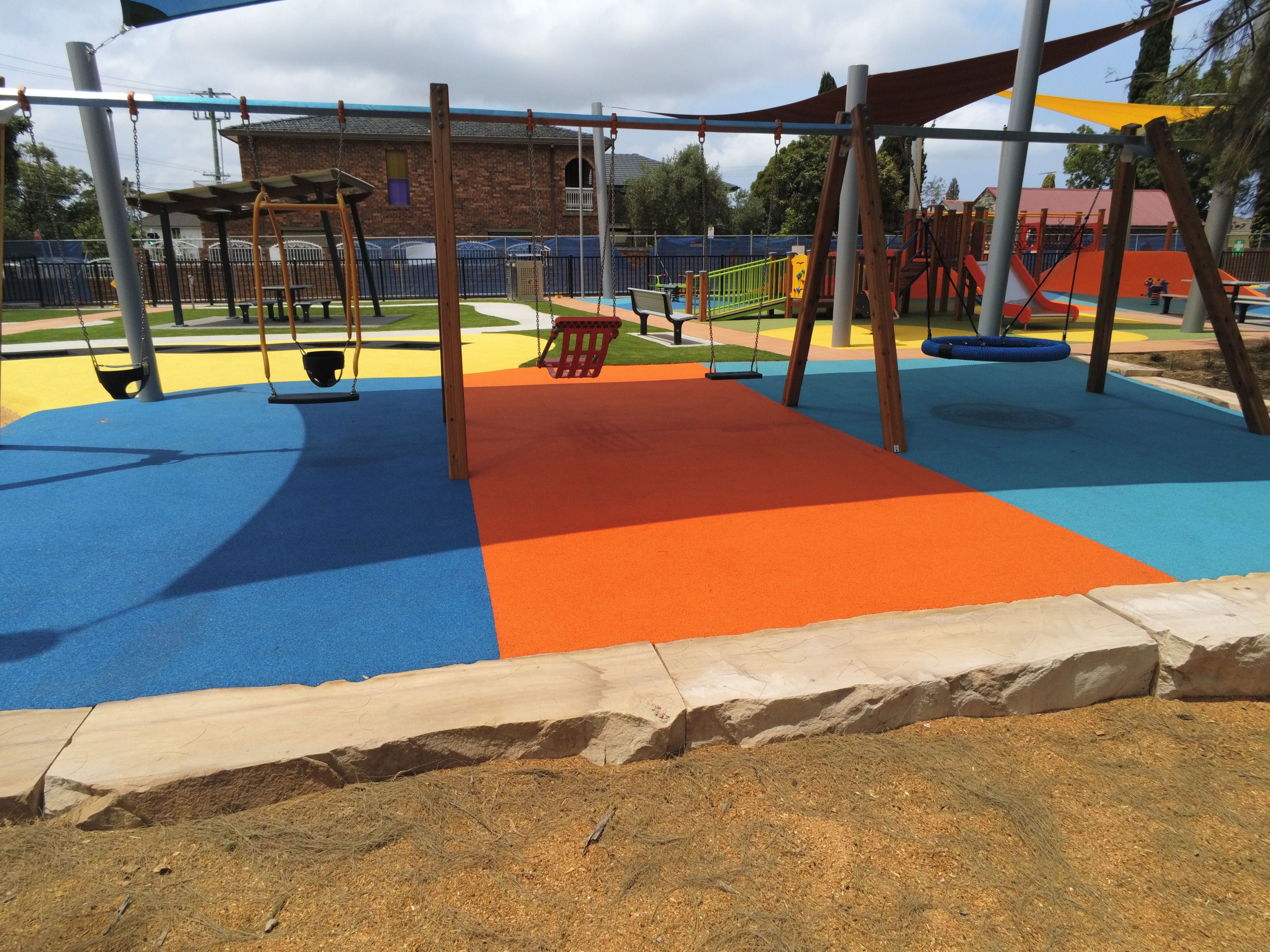Australian Sports & Safety Surfaces - Inclusive Adventure Playground and Bike Training Circuit at Kempt Field Image -5df9792278f4d