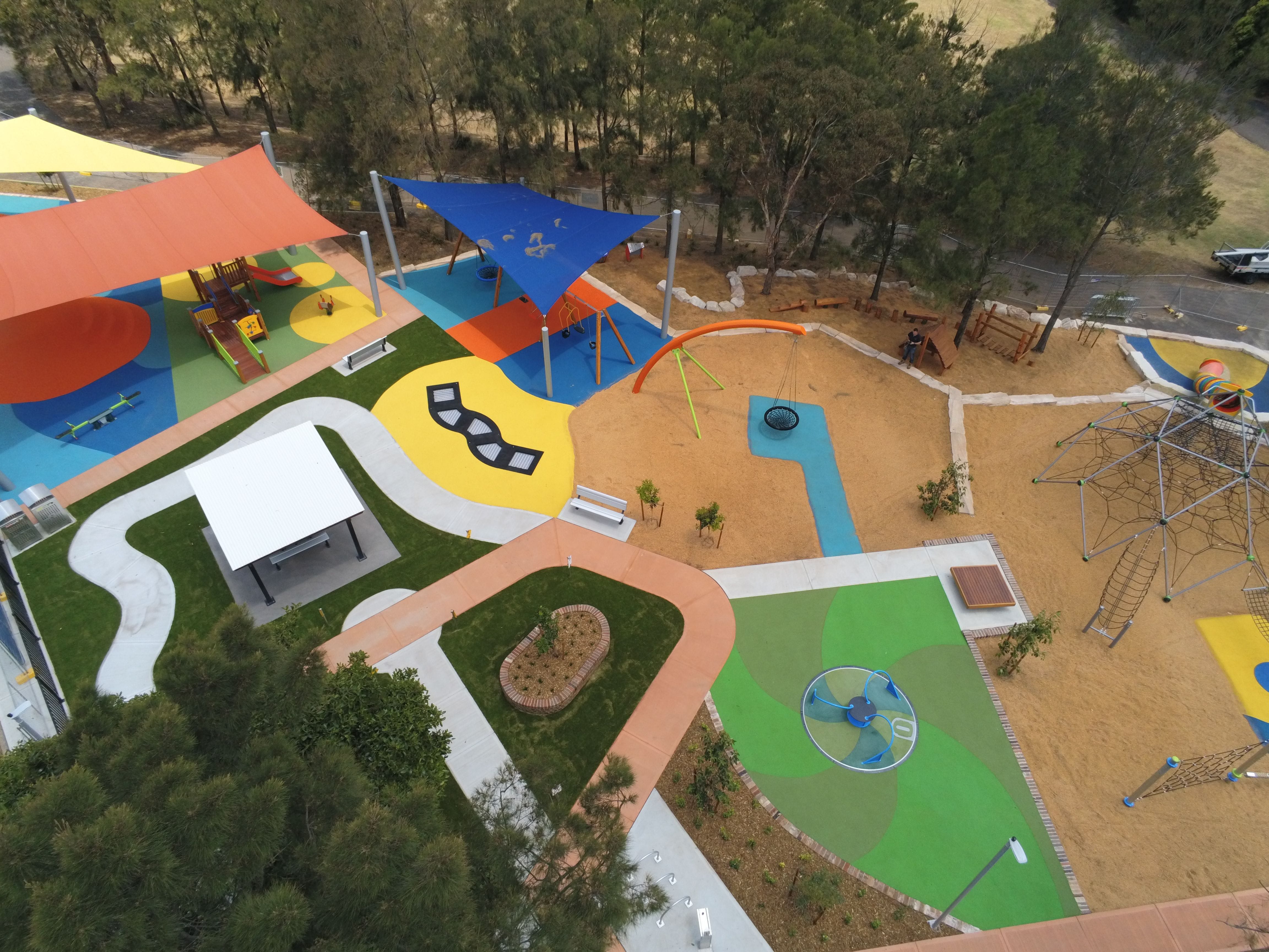 Australian Sports & Safety Surfaces - Inclusive Adventure Playground and Bike Training Circuit at Kempt Field Image -5df9792fa3e9c
