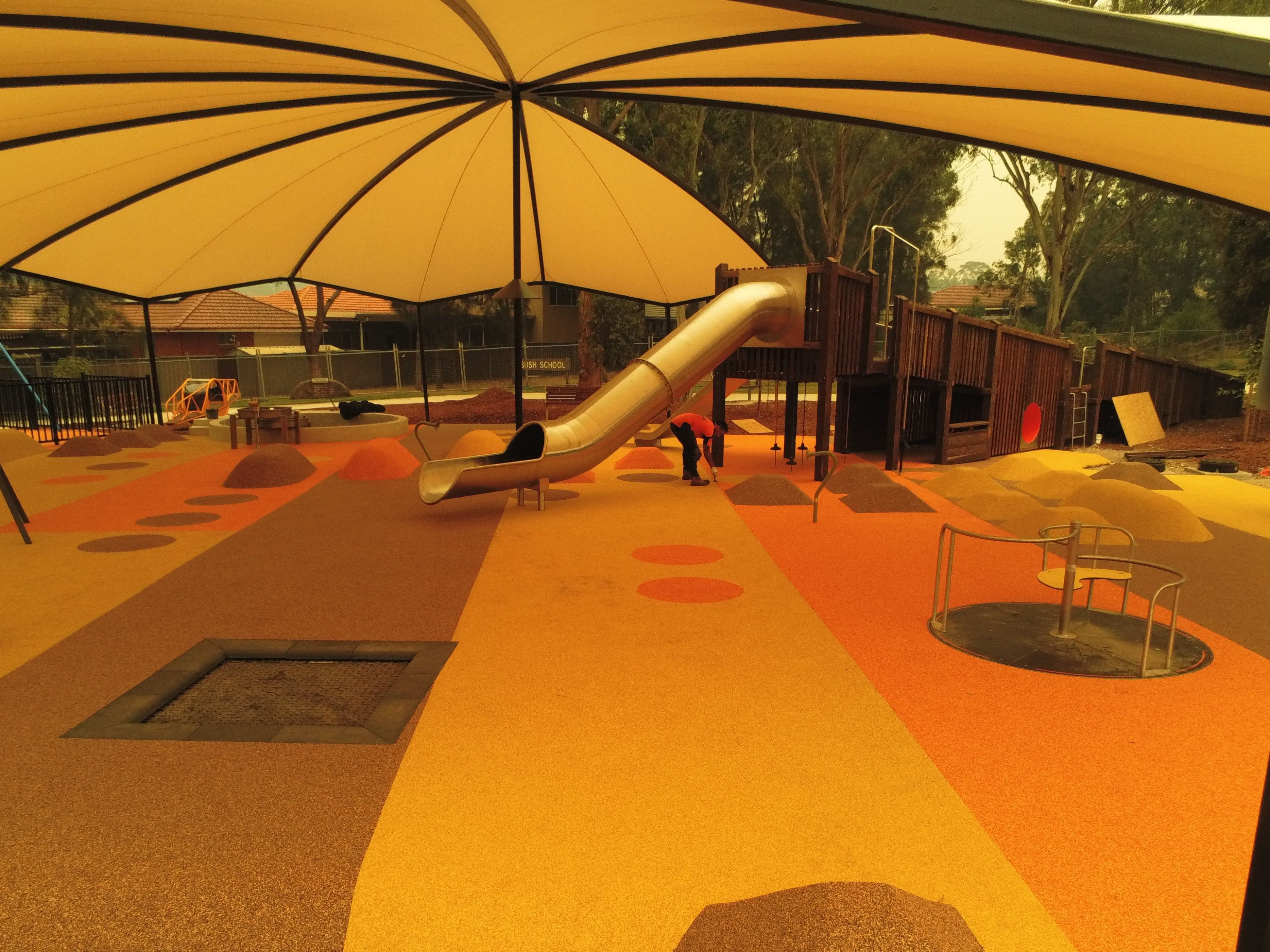 Synthatech Australia - Central Gardens All Ability Playground Image -5e1d2c2cb0666