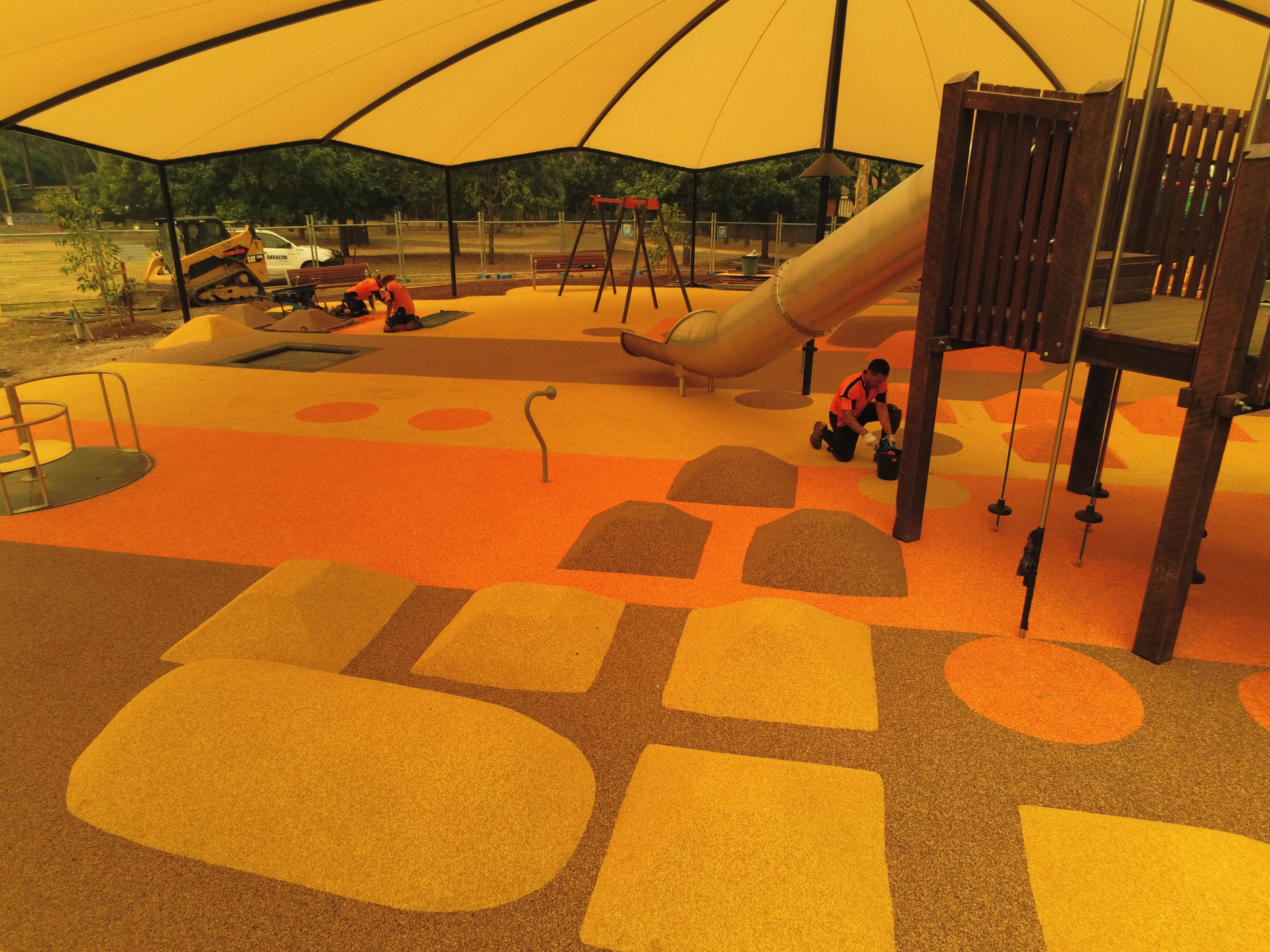 Synthatech Australia - Central Gardens All Ability Playground Image -5e1d2d4433002