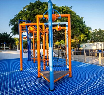 Combi Lock Tiles Playground