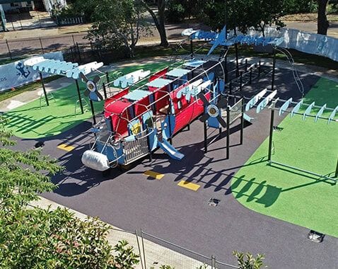 Nemarluk School Playground by NT Sports and Playground Surfacing