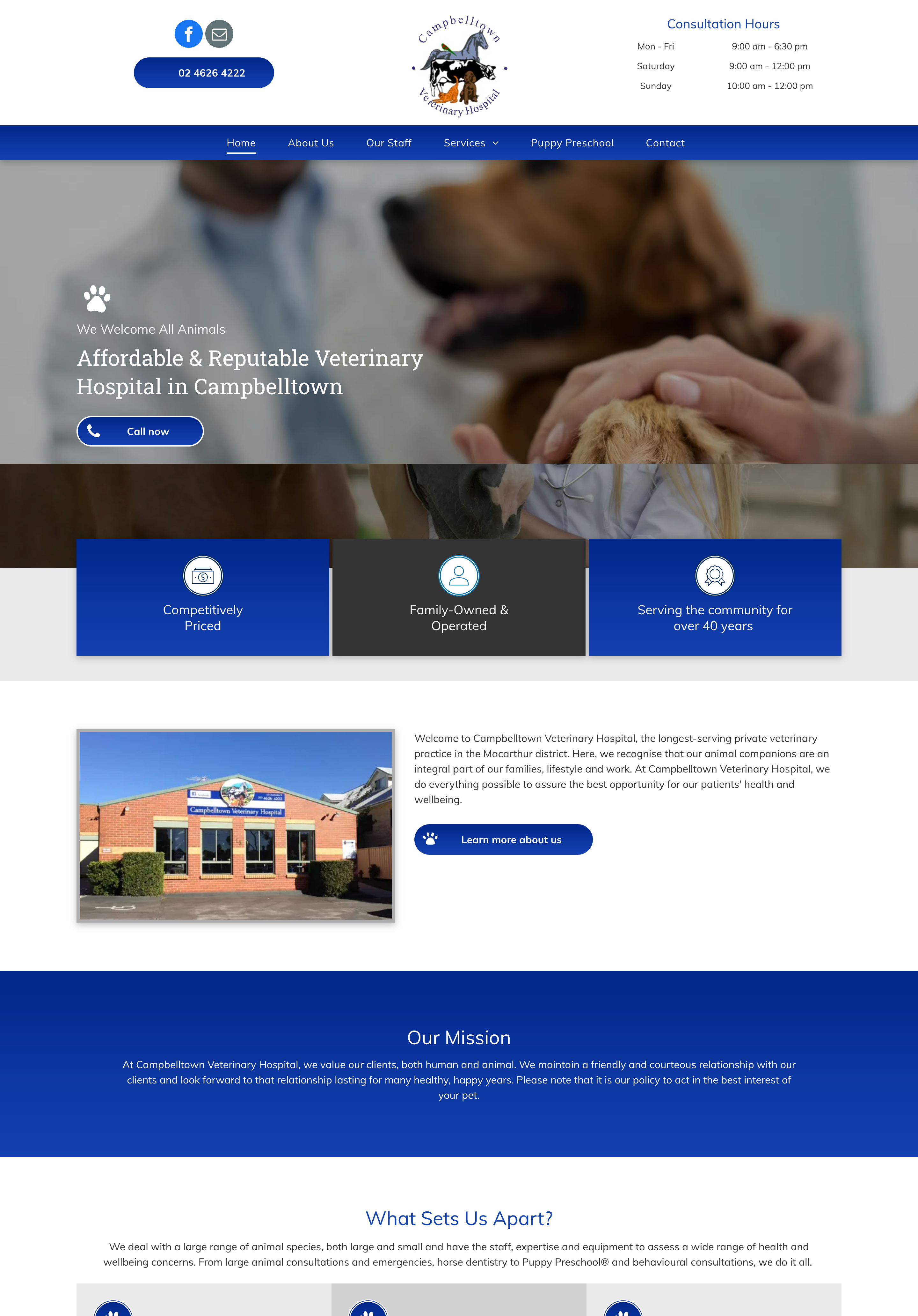Before Campbelltown Veterinary Hospital Before Campbelltown Veterinary Hospital