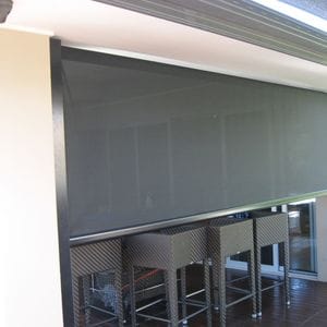 Motorised Powder Coated Channels, Outlook Mesh Fabric