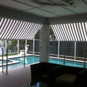 Amazing sun protection with these Robusta awnings