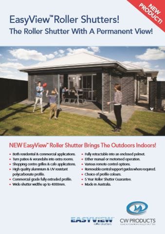 Read Easy View Roller Shutter Brochure