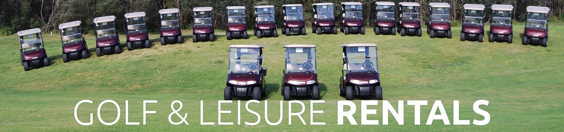 Golf and Leisure Vehicle Rentals | Golf Car World