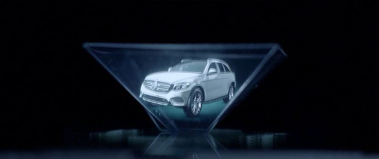 Mercedes hologram