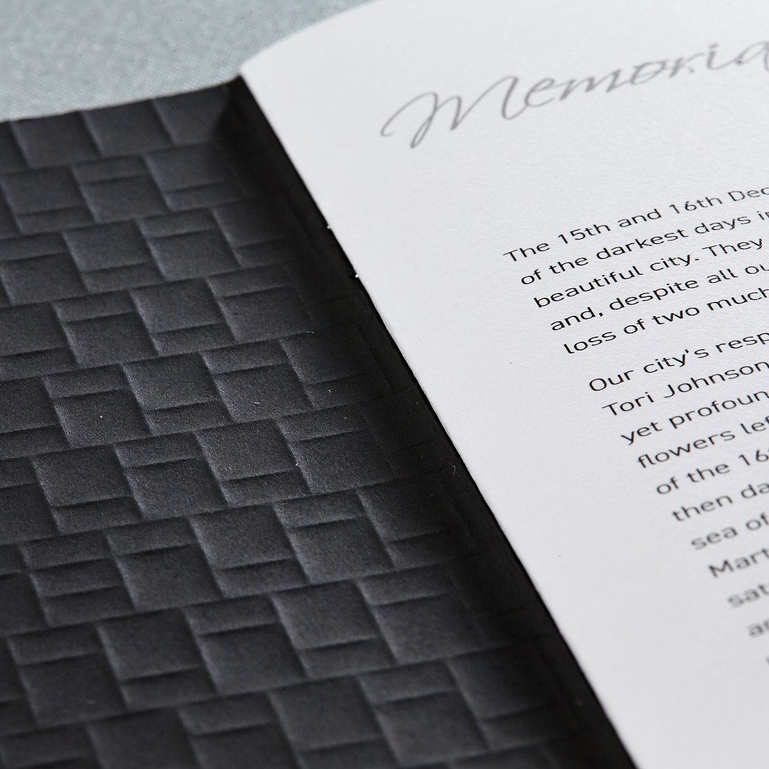 Katrina & Tori Remembrance Books | Print & Design Case Study | Digitalpress