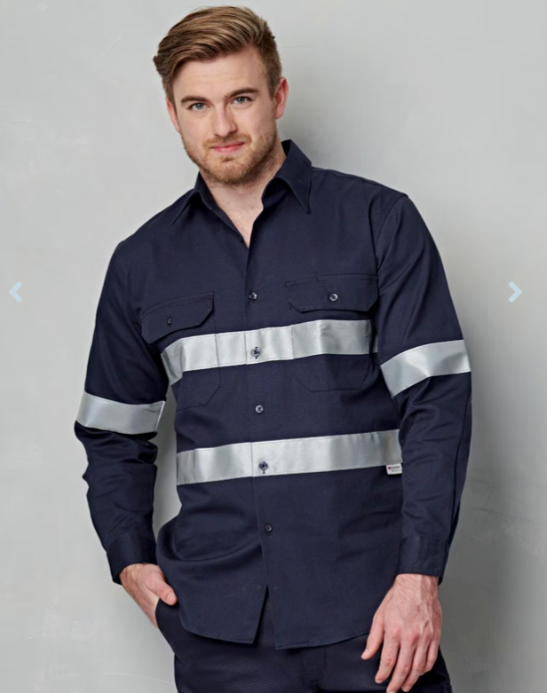 COTTON DRILL WORK SHIRT