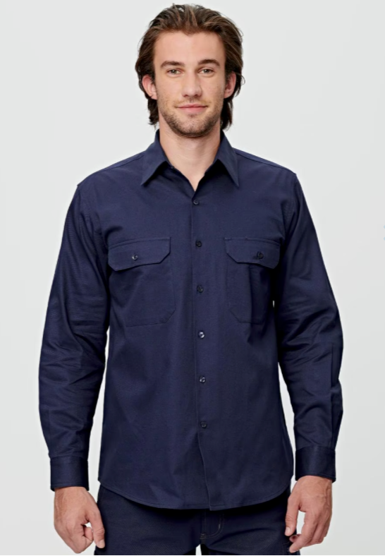 COTTON DRILL WORK SHIRT