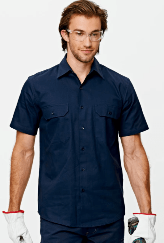 Cotton Drill Short Sleeve Work Shirt Cotton Drill Short Sleeve Work Shirt