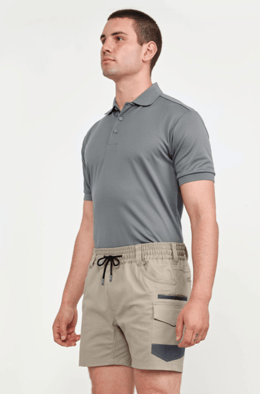 UNISEX COTTON STRETCH DRILL CUFFED WORK SHORTS UNISEX COTTON STRETCH DRILL CUFFED WORK SHORTS