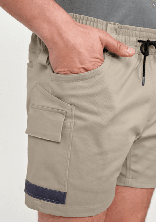 UNISEX COTTON STRETCH DRILL CUFFED WORK SHORTS UNISEX COTTON STRETCH DRILL CUFFED WORK SHORTS