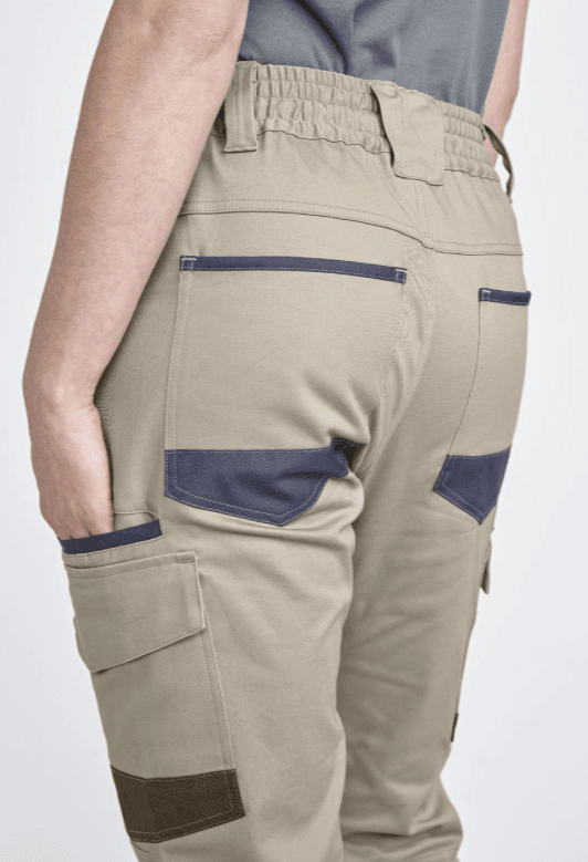 UNISEX COTTON STRETCH DRILL CUFFED WORK PANTS UNISEX COTTON STRETCH DRILL CUFFED WORK PANTS