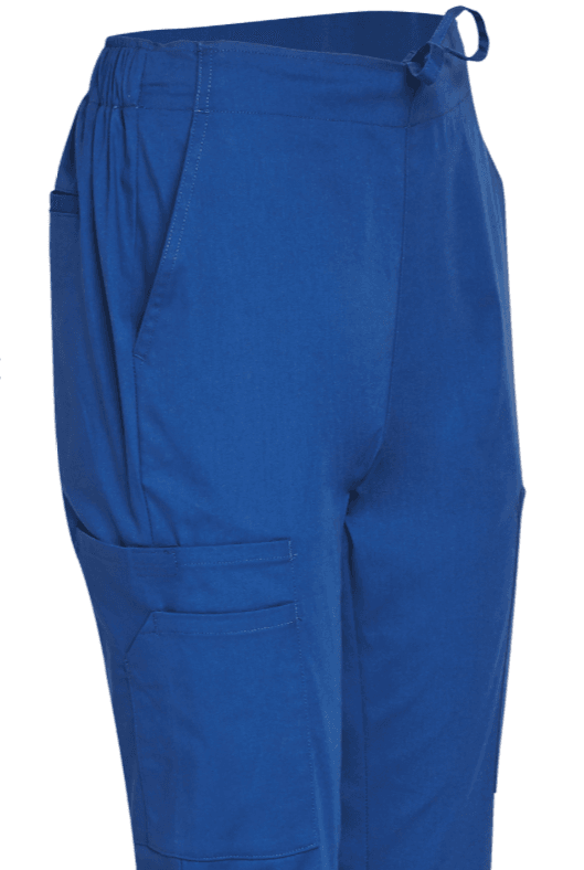 LADIES SEMI-ELASTIC WAIST TIE SOLID COLOUR SCRUB PANTS LADIES SEMI-ELASTIC WAIST TIE SOLID COLOUR SCRUB PANTS