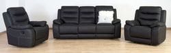 Springfield 3 Seater Reclining Lounge Suite