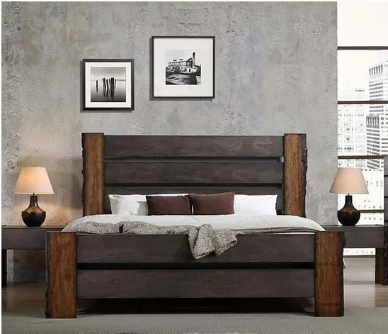 Grey Gum King Bed