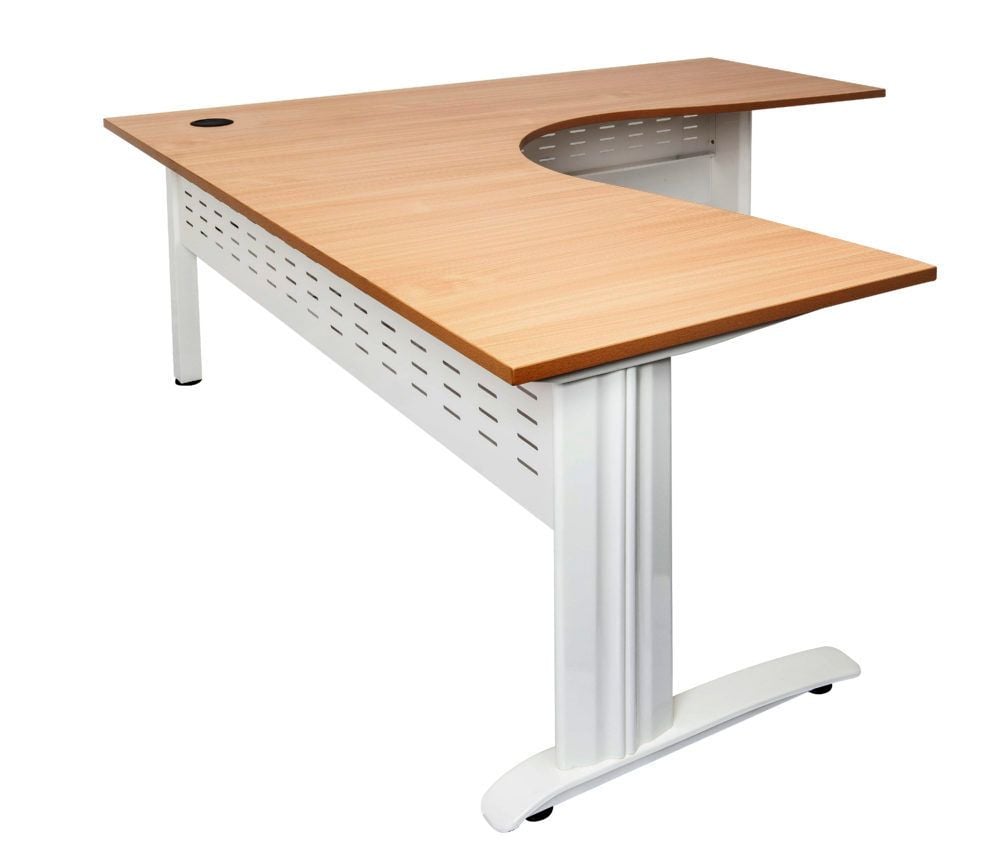 Rapid Span Corner Desk 1800/1200mm (Beech) Main Rapid Span Corner Desk 1800/1200mm (Beech) Main