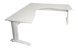 Rapid Span Corner Desk 1800/1200mm (White)