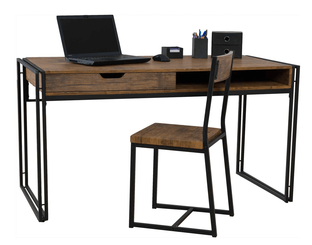 Ironstone Large Desk & Chair