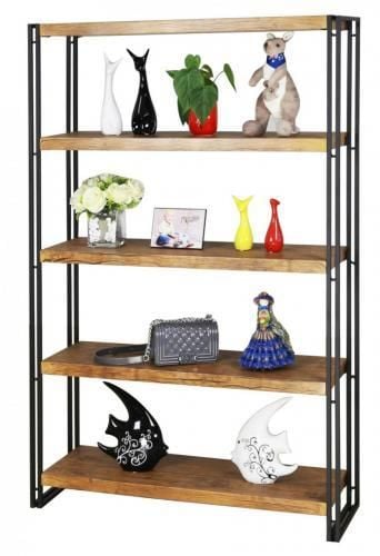 Ironstone 5 Tier Bookcase