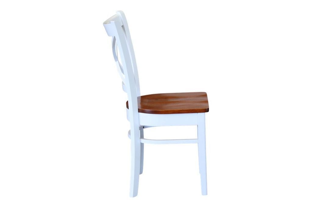 Crossback Two-Tone Dining Chair - Set of 2 Related Crossback Two-Tone Dining Chair - Set of 2 Related