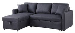 Tommy 3 Seater Sofa Bed With Reversible Chaise