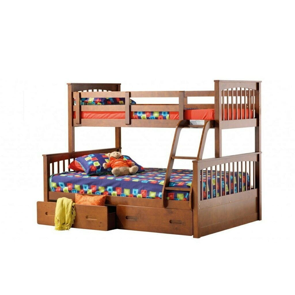 Brighton Single/Double Bunk Bed with Drawers Related