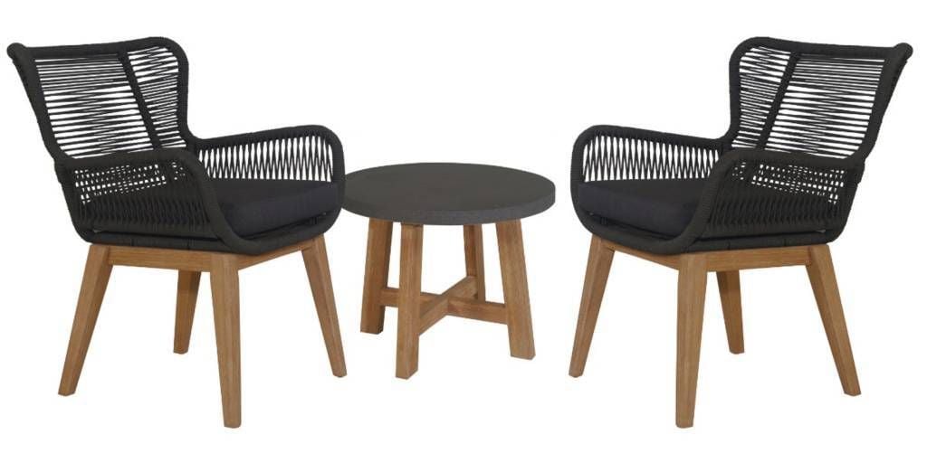 Marrakesh 3 Piece Outdoor Chat Set